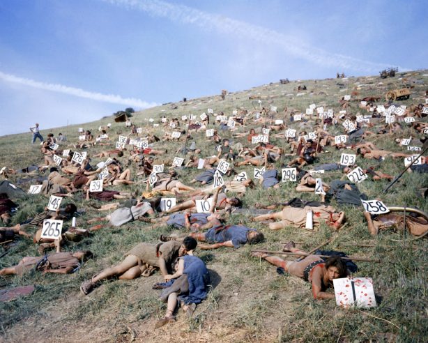 Stunning Behind the Scenes Photos from the Making of Spartacus 1960 Movie