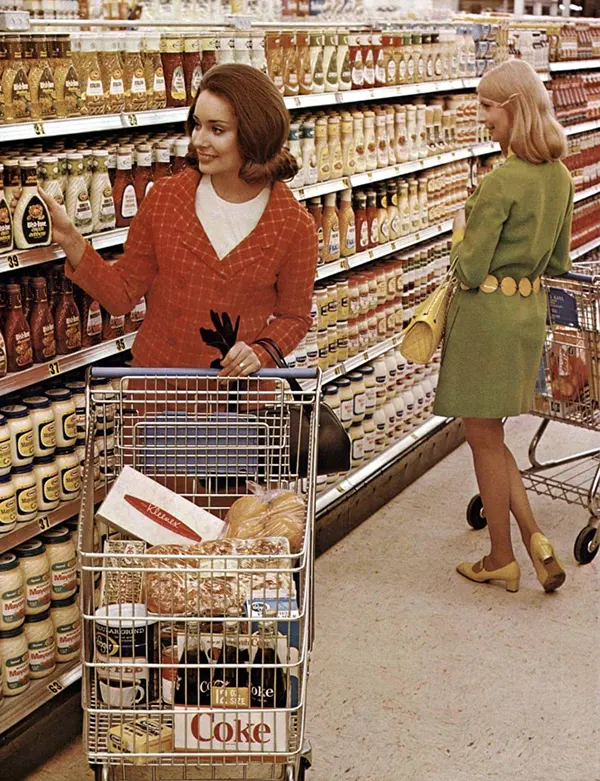 Kroger grocery store, 1968.