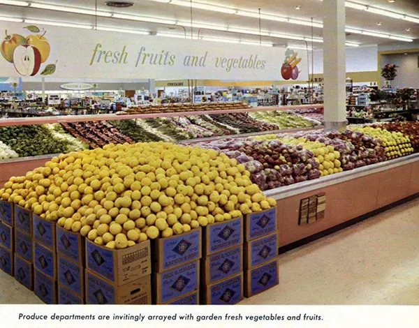 Old Winn-Dixie grocery store, 1963.