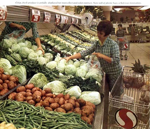 Old Winn-Dixie grocery store, 1960s.