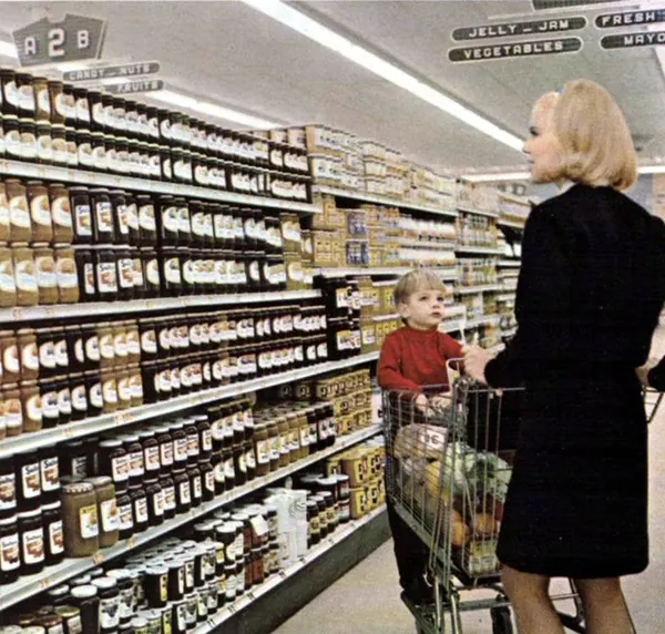 A&P grocery store in 1967.