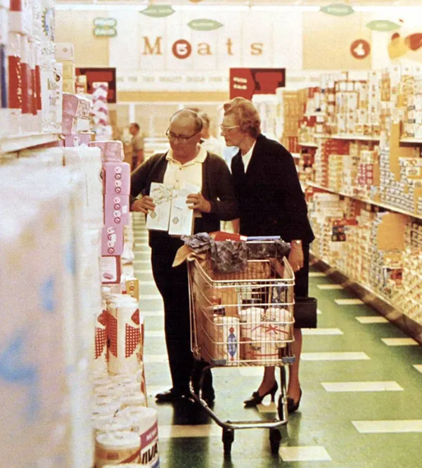 Food Fair grocery store, 1967.