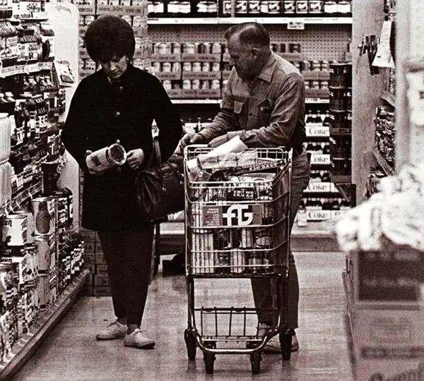 Food Giant grocery store, 1963.