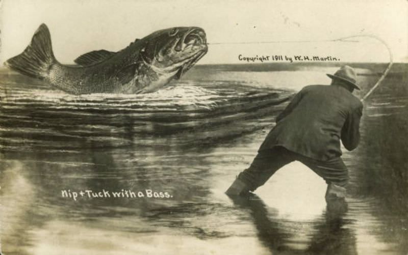 Strange and Funny Vintage Tall Tale Postcards from the 1900s that Exaggerate the Everyday