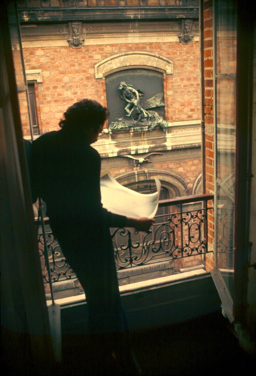 In a Paris hotel, 2012.