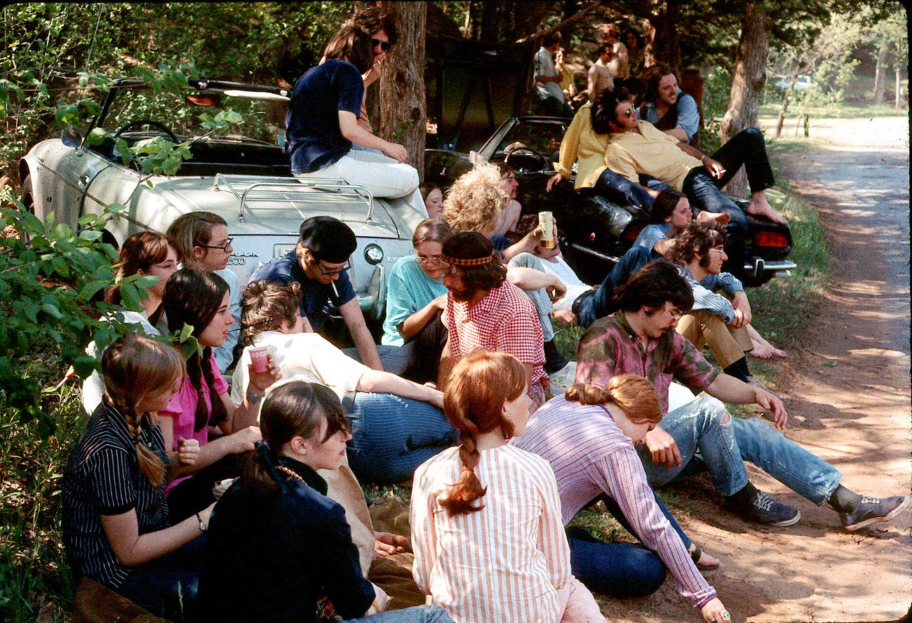 Okie hippies, 1970.