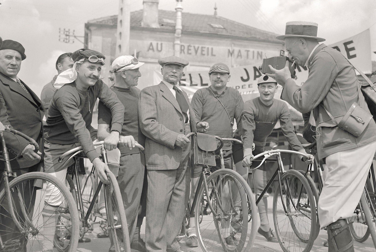 A reenactment of the 1903 Tour de France, 1953.