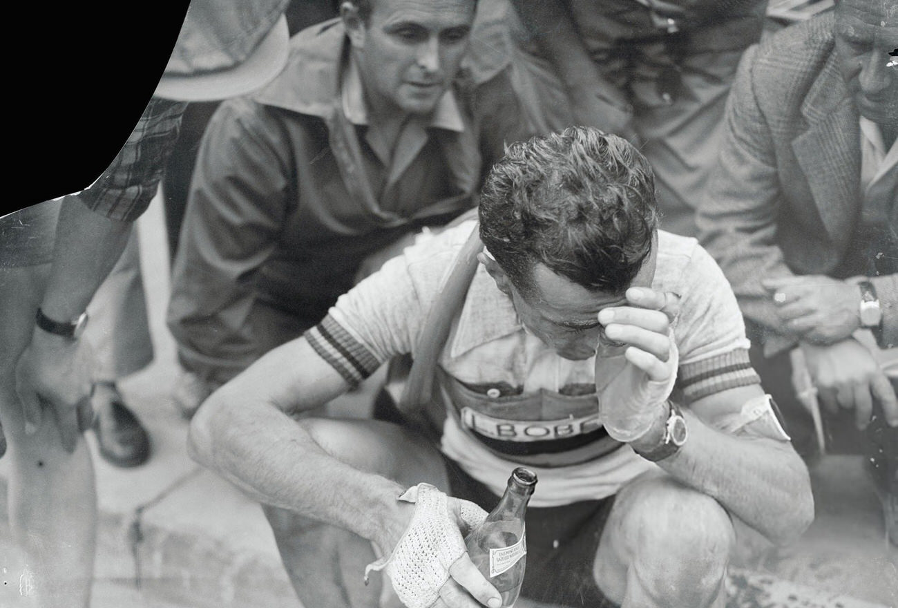 Louison Bobet, winner of the Tour de France, 1953.