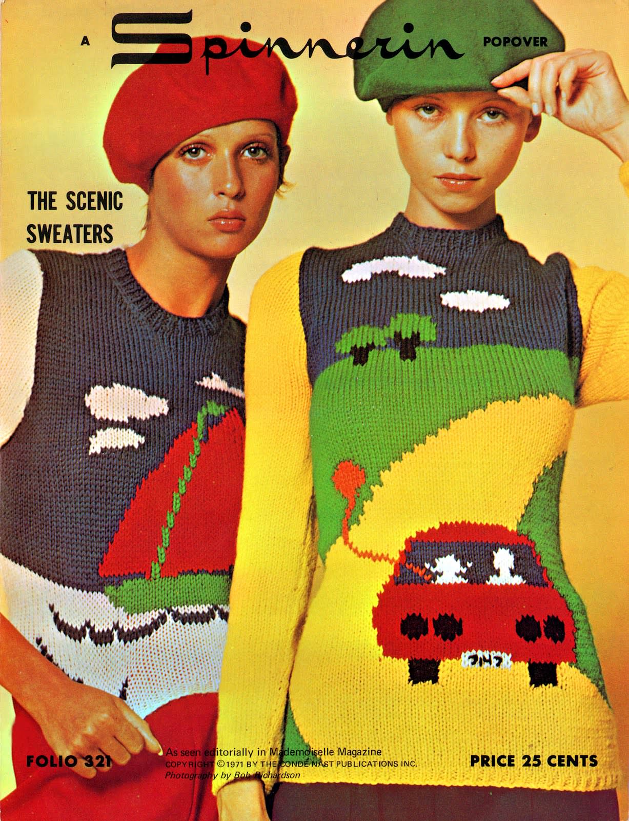 Knitting Chic: Beautiful Women's Knit Dresses Featured in Spinnerin Magazines from the 1960s