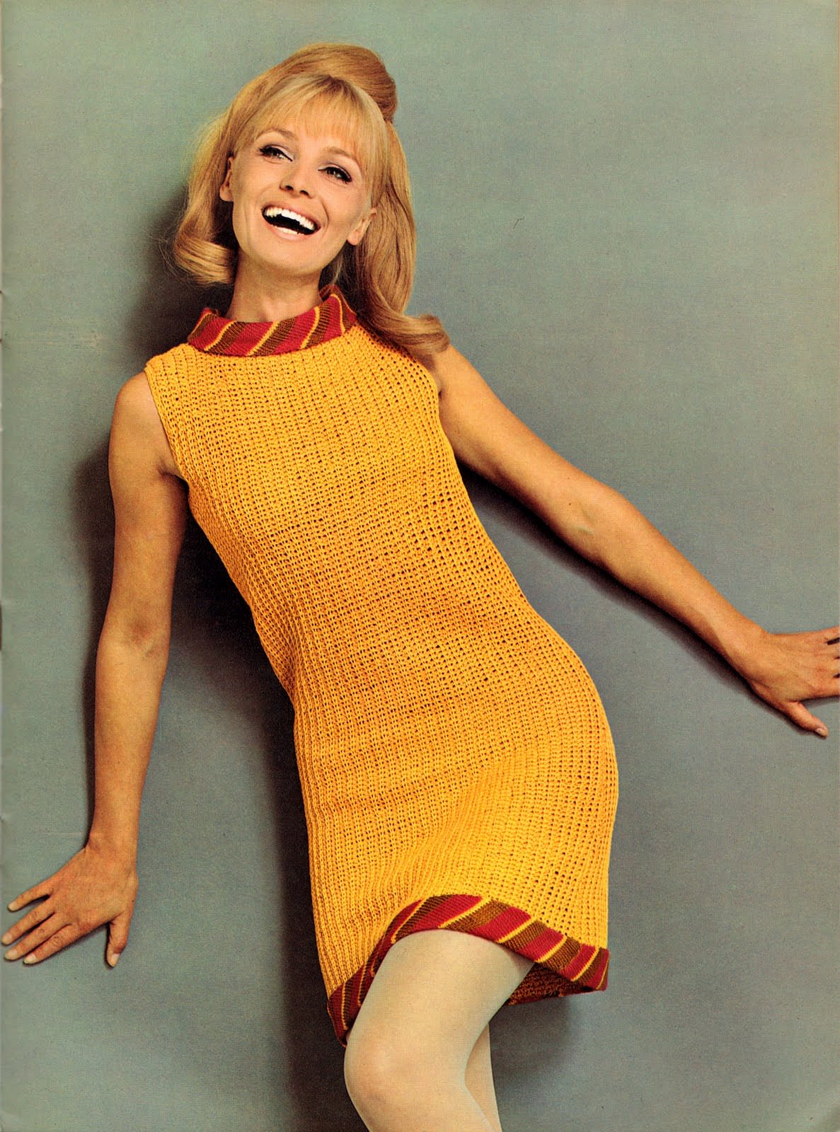 Knitting Chic: Beautiful Women's Knit Dresses Featured in Spinnerin Magazines from the 1960s