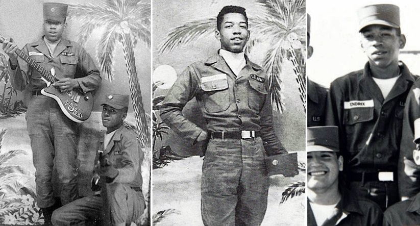 Jimi Hendrix in Army