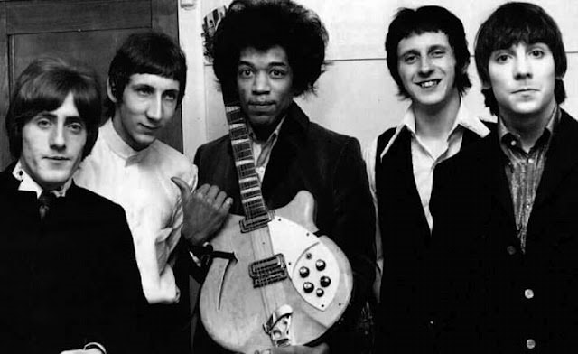 Jimi Hendrix with his Friends 1960s