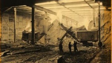 NYC Subway System Under Construction Early 1900s