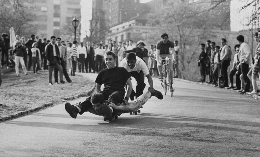 Skateboarding New York City 1960s