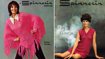 Women Knit Dresses Spinnerin magazine