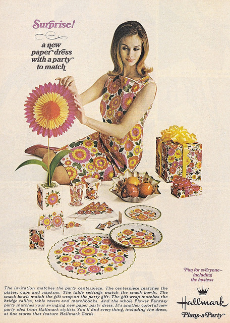 Groovy Garments: The Short-Lived Trend of 1960s Paper Dresses