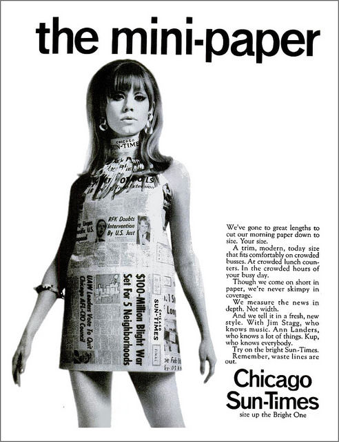 Groovy Garments: The Short-Lived Trend of 1960s Paper Dresses