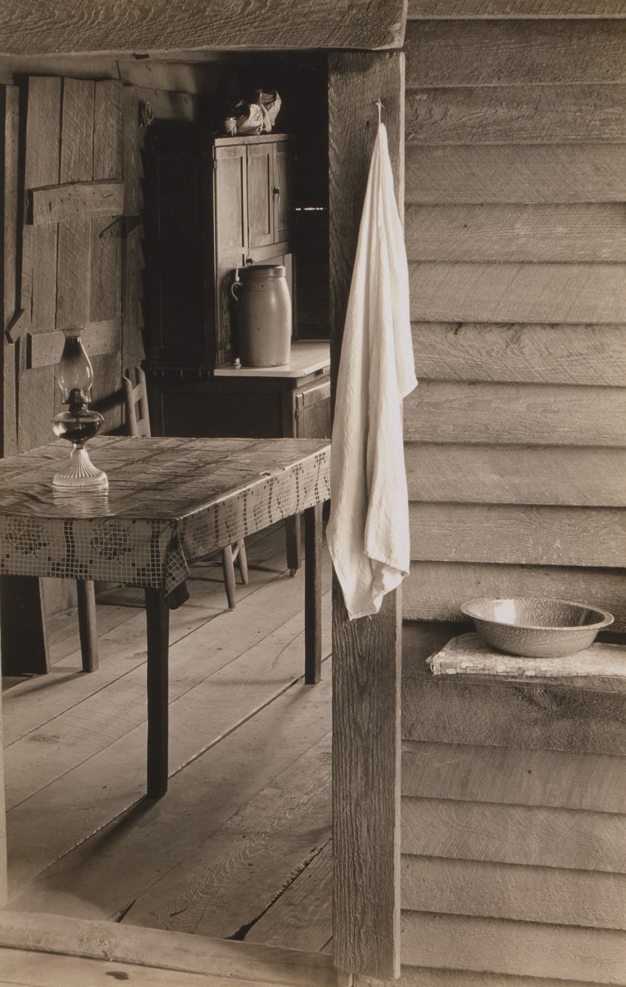 The home of sharecropper Floyd Burroughs in Alabama, 1935.