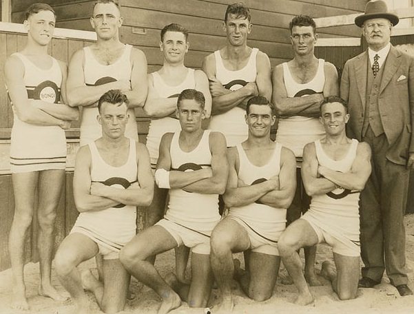 Bondi surf lifesavers.