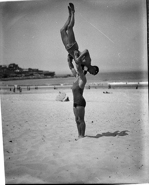 Beach studies, 1930s.