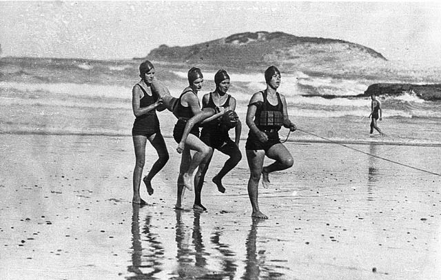 Women's team, Coffs Harbour Jetty Surf Life Saving Club.