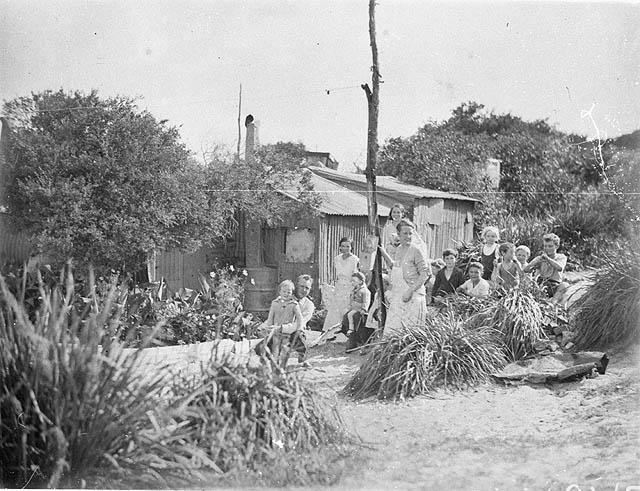 Depression at 'Happy Valley', Brighton-le-Sands, Sydney, 1930s.