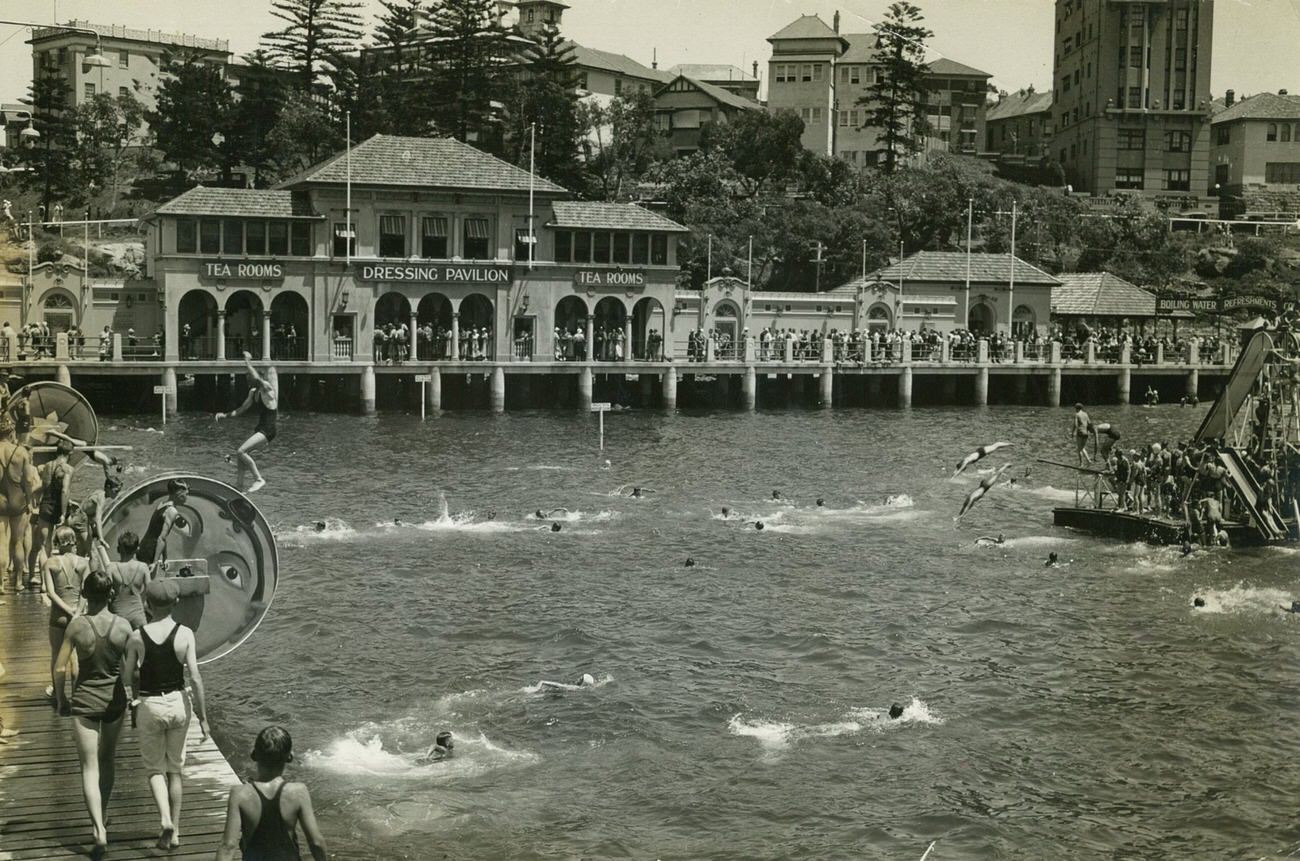 Manly Harbour pool, 1930s.