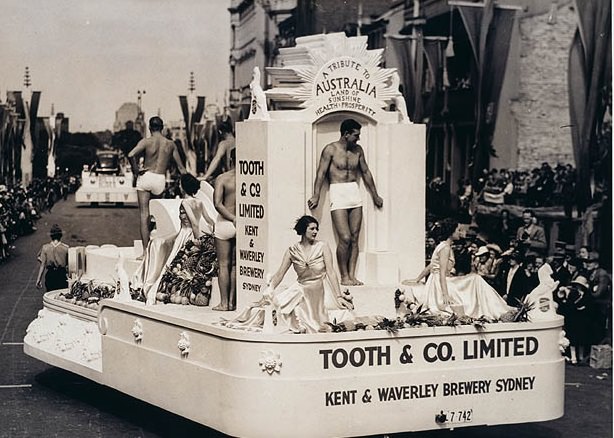 Tooth and Co. Ltd. float at the Australian Sesquicentenary, 1938.