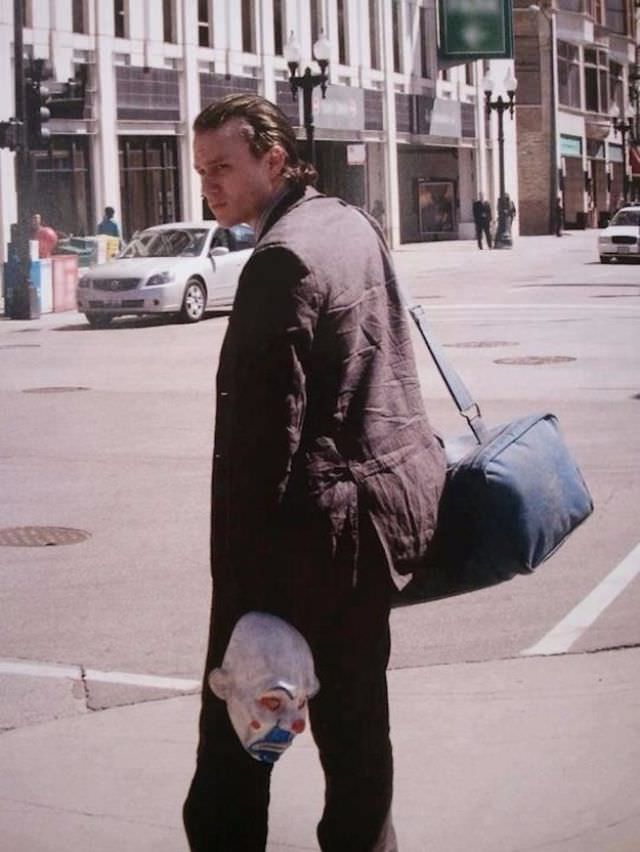 Heath Ledger in “The Dark Knight”