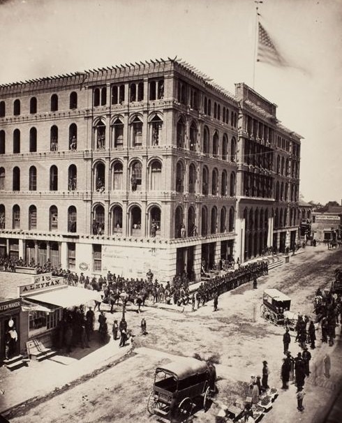 Overton House, Nashville, Tennessee (used as barracks during the war), 1865