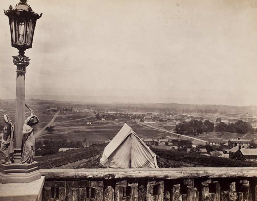 View from the Capitol, Nashville, Tennessee, 1865