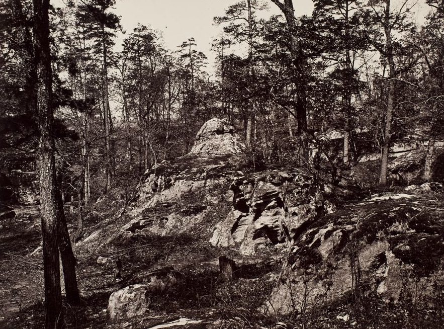 View in Rock City, Lookout Mountain, Tennessee, 1865