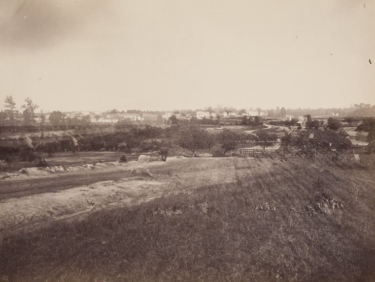 View of Iuka, Mississippi, from near the Brinkley House, 1865