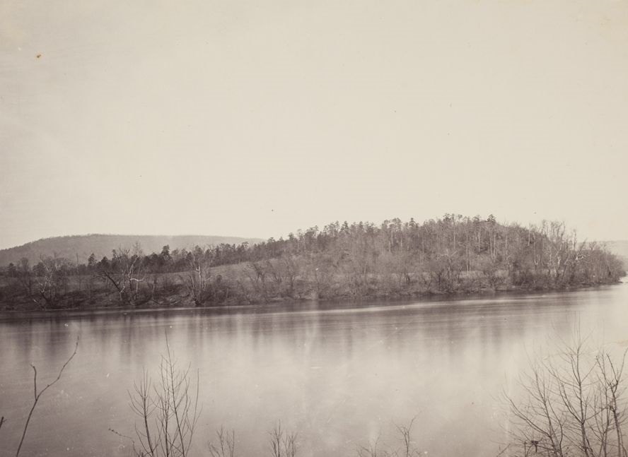 View of Moccasin Point on the Tennessee River, 2 miles below Chattanooga, 1865