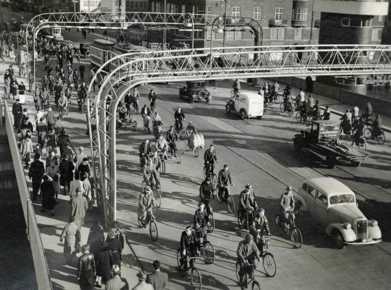 Knippelsbro bridge, Copenhagen, Denmark, 1930s