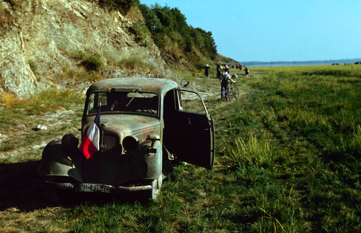 Along the coast of France, June 1944