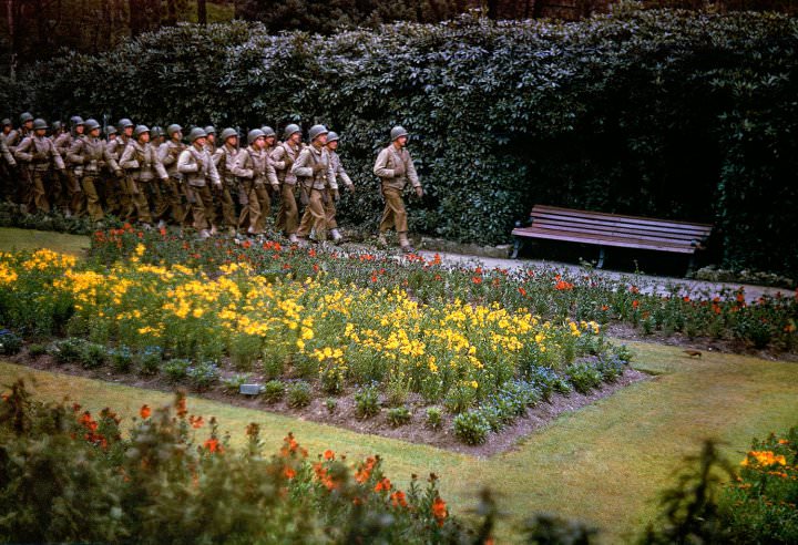 There were flowers blooming everywhere, and everywhere the people waited for the news from England. It was as though the whole nation stood on tiptoe, straining to hear the thunder of guns.