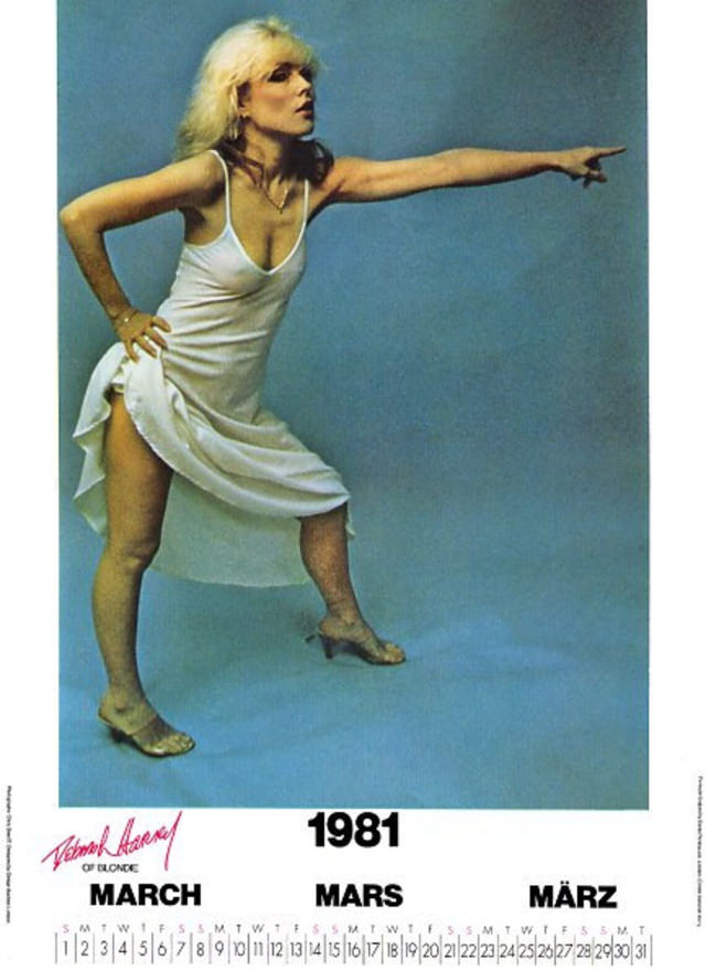 Blondie's Leading Lady: A Look at the 1981 Calendar Featuring Debbie Harry