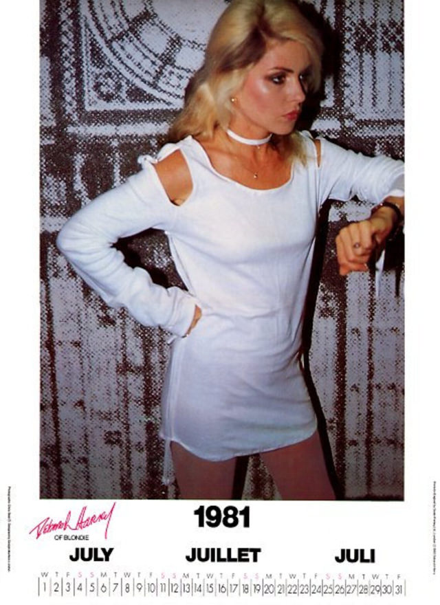 Blondie's Leading Lady: A Look at the 1981 Calendar Featuring Debbie Harry