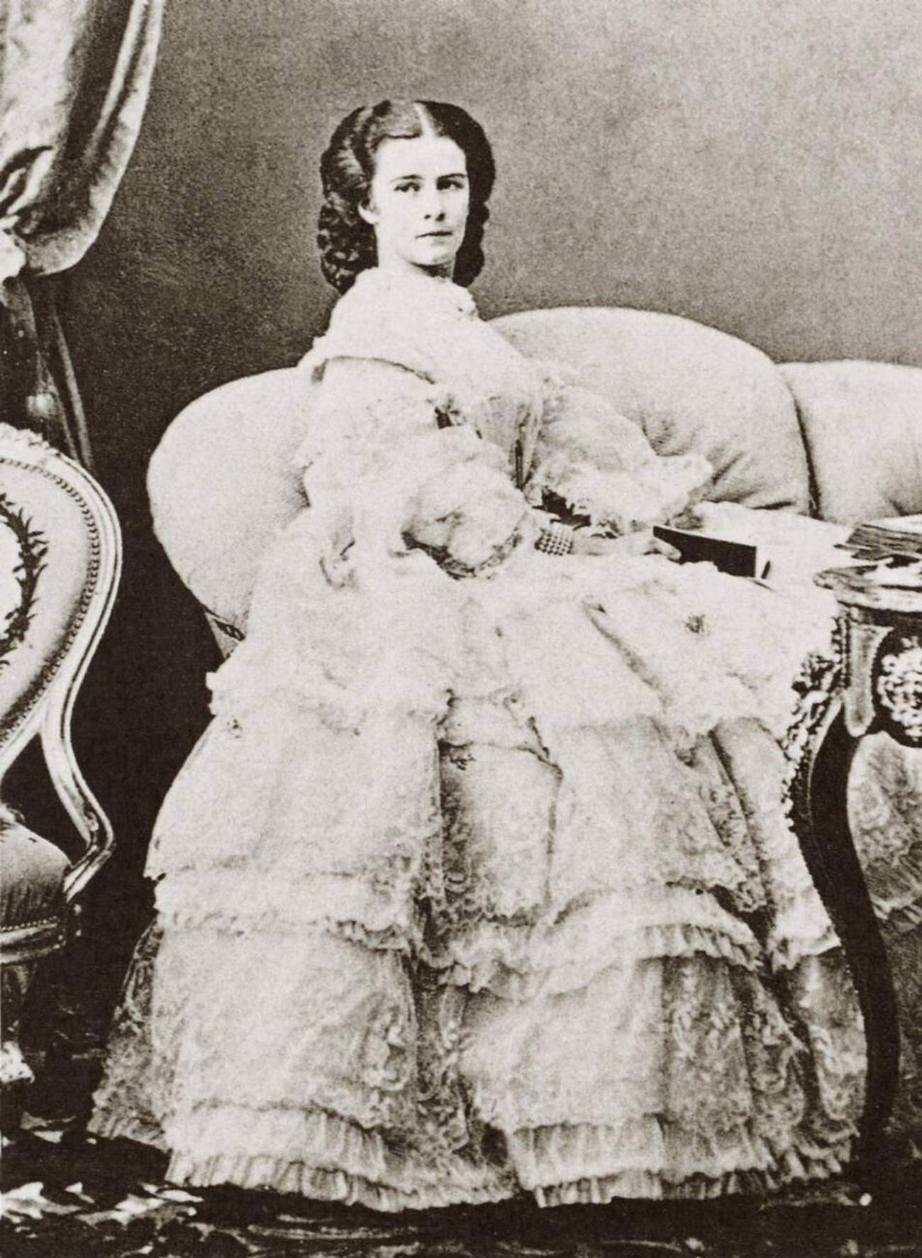 Empress Elisabeth of Austria, 1863.