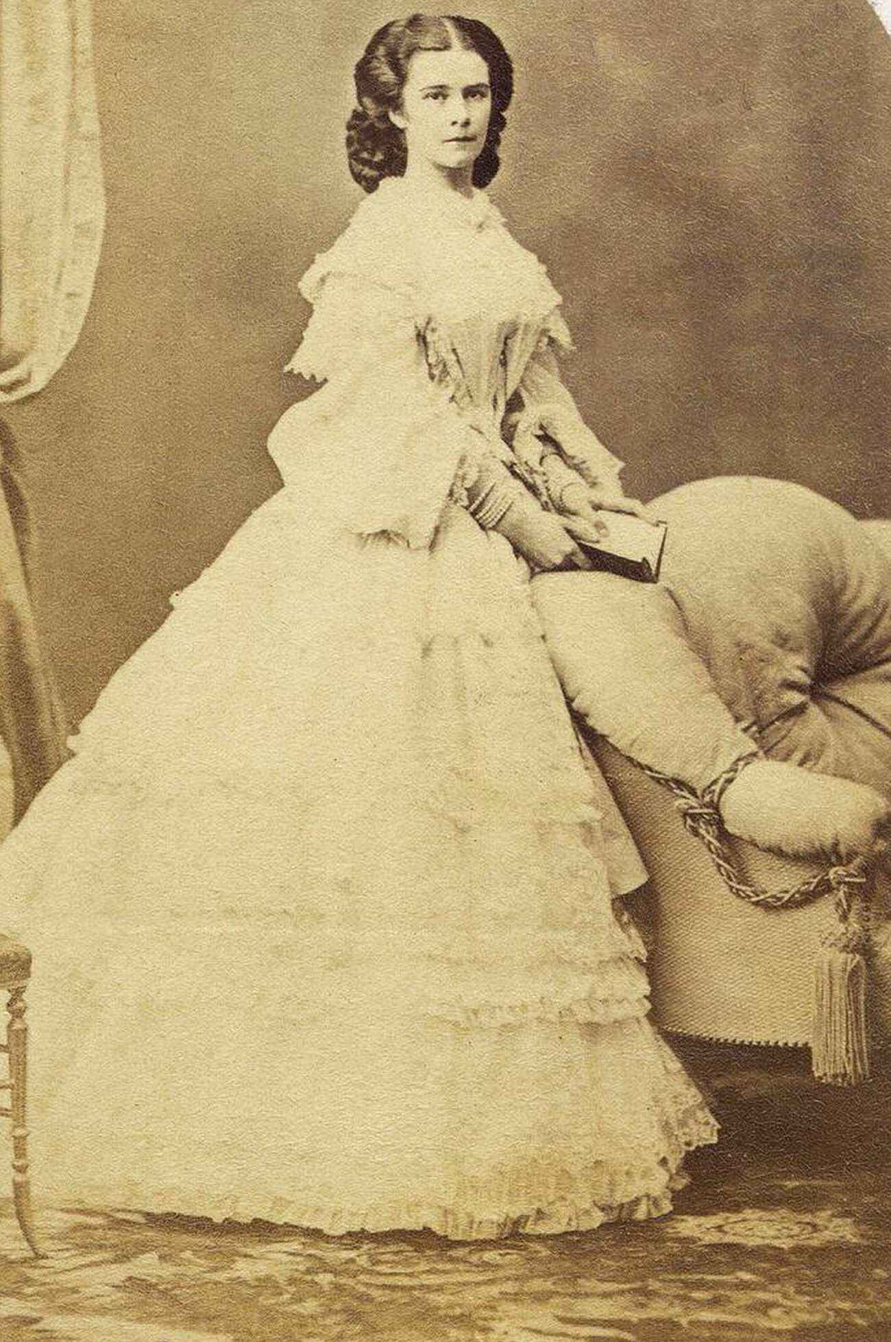 Empress Elisabeth of Austria, 1863.