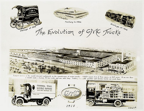 01 The Evolution of GMC Trucks, 1902, 1905, 1906, 1915.