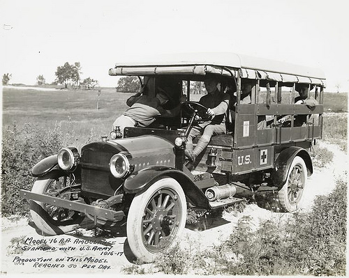 Model 16 A.A. Ambulance; standard with U.S. Army 1916-17.