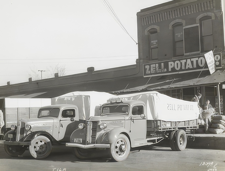 Model T 16 B used for shipping potatoes for Zell Potato Co..