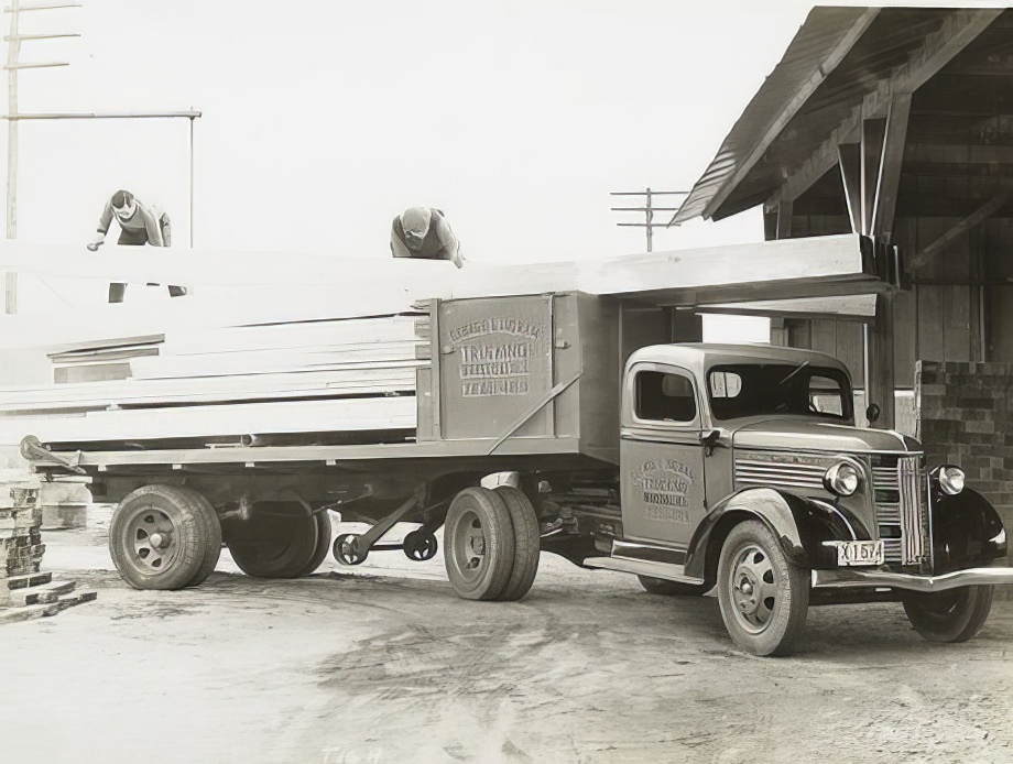 Model T 16 A G 46 used for shipping wood