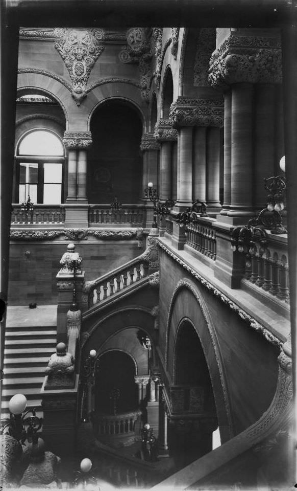 New York State Capitol interior.