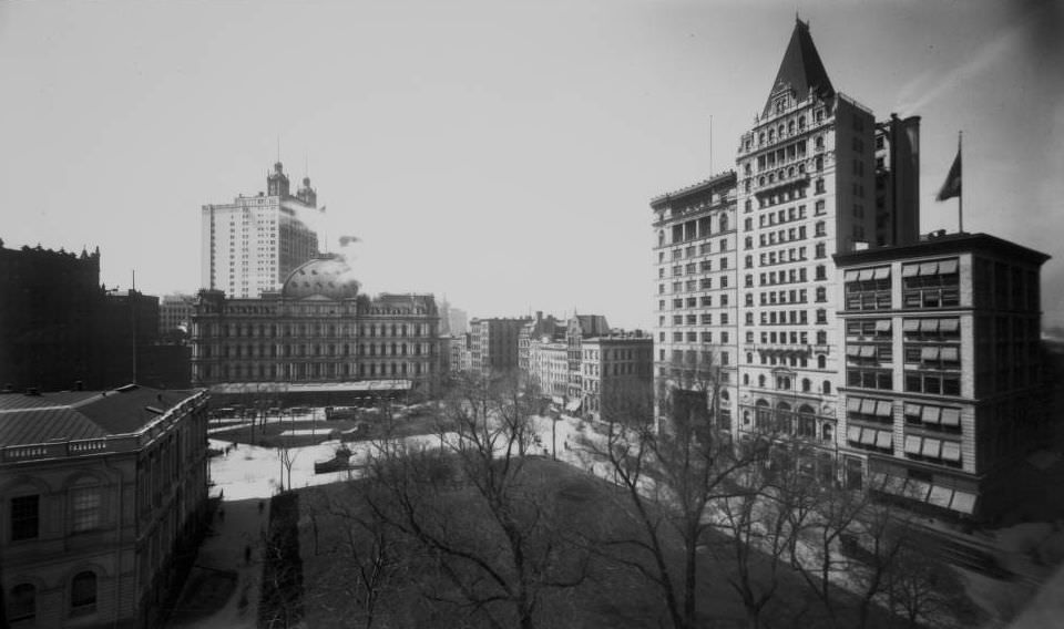 City Hall Park.