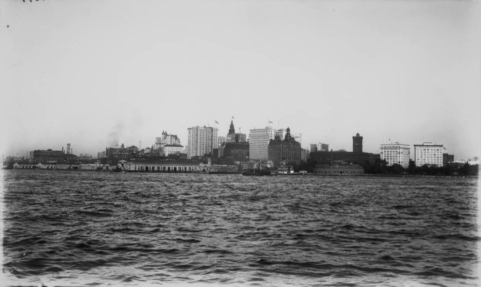 View of Battery Park.