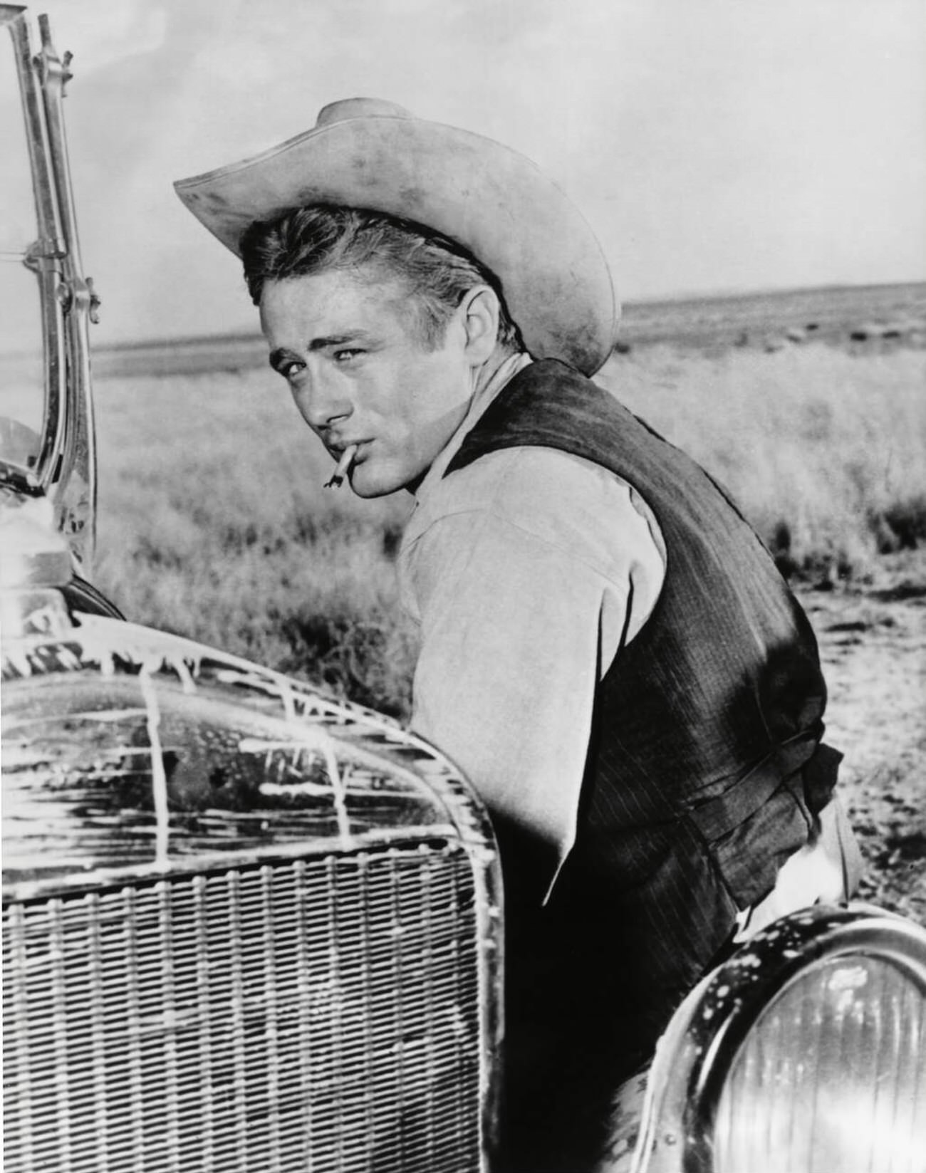 James Dean in ‘Giant’, 1956.