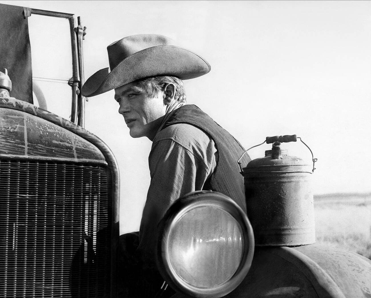 James Dean in ‘Giant’, 1956.